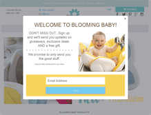 Tablet Screenshot of bloomingbath.com